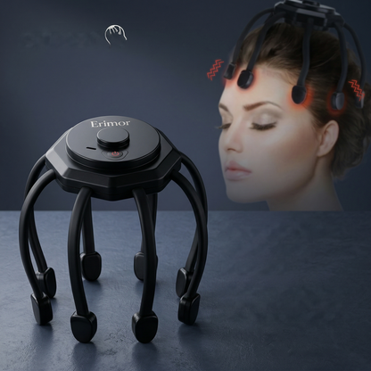 360 Degree Cordless Relaxing Head Massager