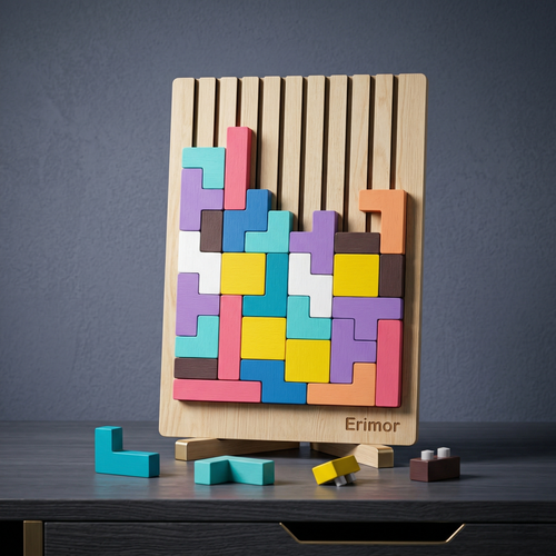 Montessori Wooden Tetris
